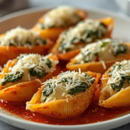 spinach ricotta stuffed shells recipe