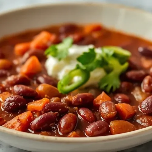 three bean chili recipe